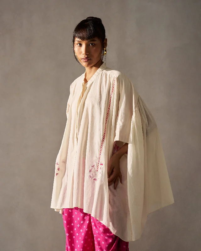 Whimsy Shirt - Ivory Youthful Women's Anime - inspired