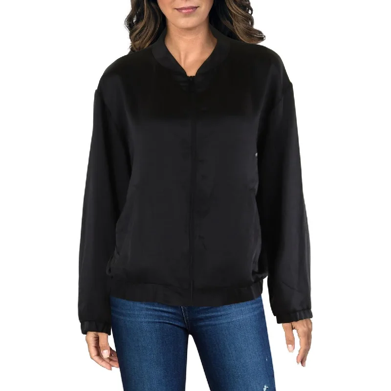 Womens Solid Bomber Jacket Artistic Women's Avant - 