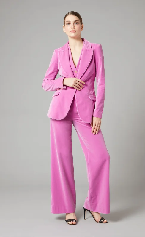 Clove Velvet Jacket - Carnation Feminine Women's Style 
