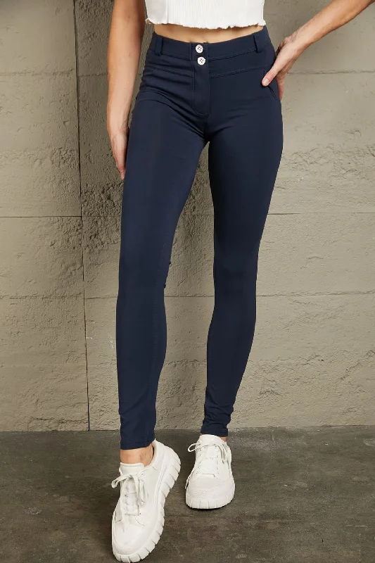 Baeful Buttoned Skinny Long Jeans Adventure