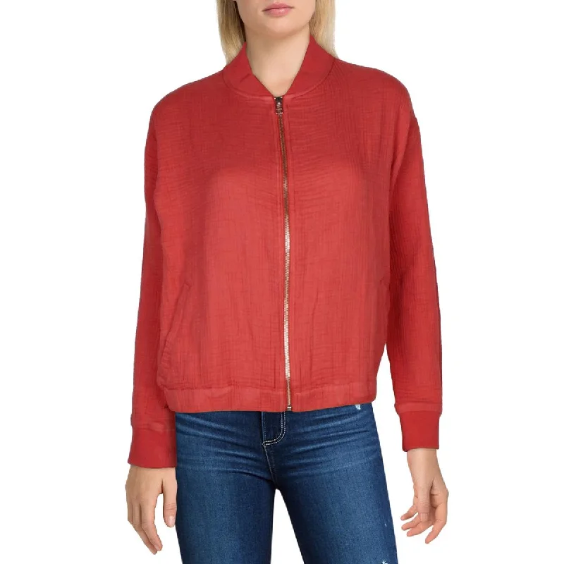 Womens Cotton Lightweight Bomber Jacket Streetwear Style for 