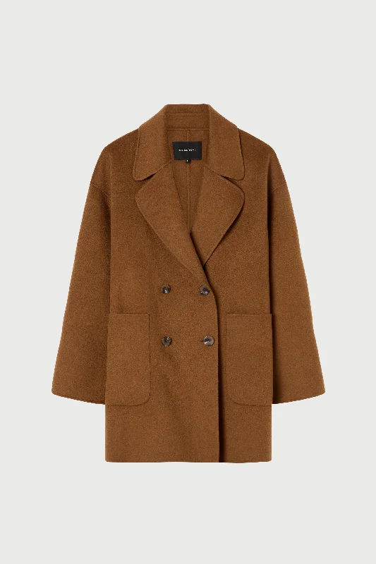 Florentine Cashmere Pea Coat British Gentlewoman Style