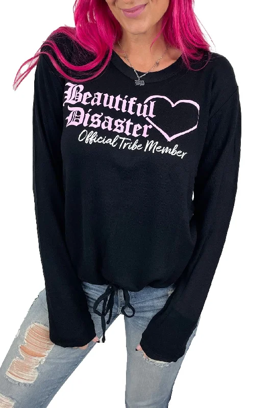 Official Tribe Member Cinch Waist Pullover Hip Women's Retro