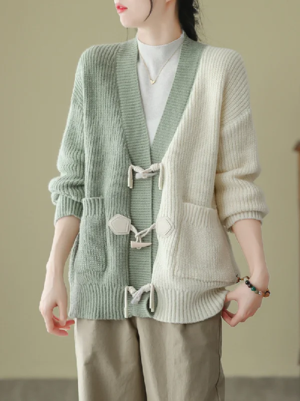 Women's Casual Comfy Open-Front Loose Cardigan Sustainable Organic