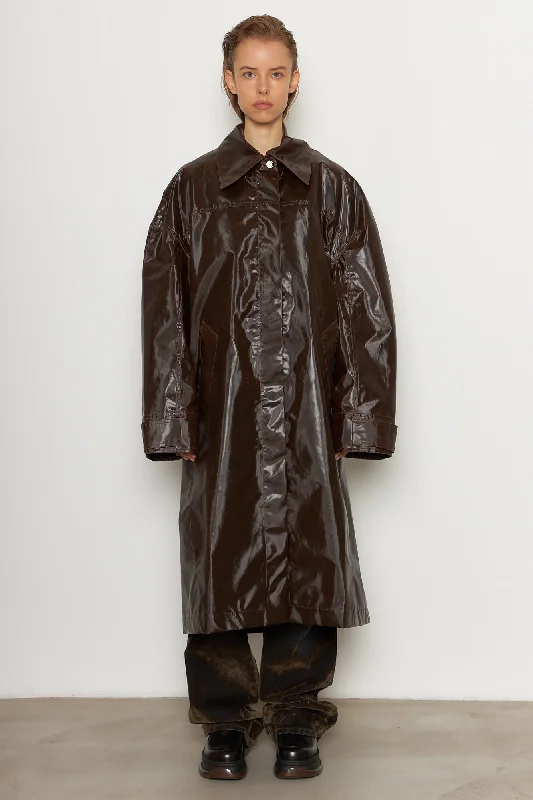 Manso Coat Dapper Women's Bow - adorned