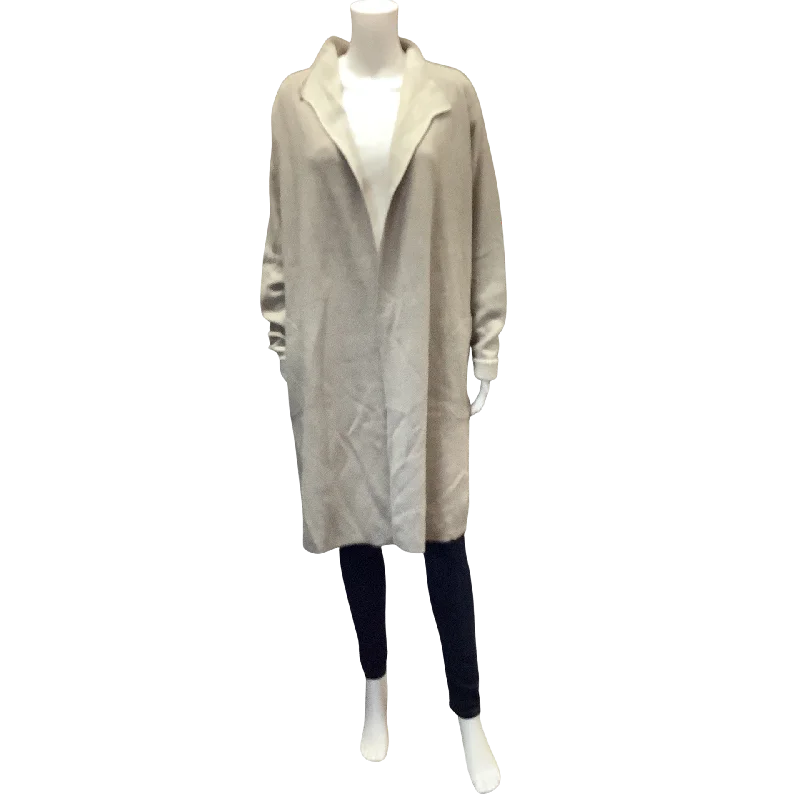 Pure Jill Women's Open Cardigan Tan Size: M Vintage Women's 1970S 