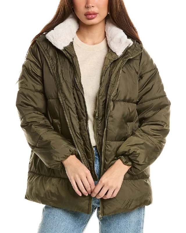Urban Republic Quilted Puffer Coat Scandinavian