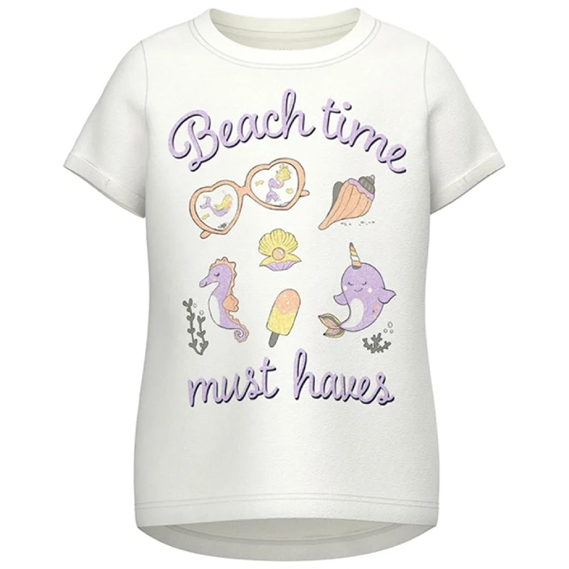 Name it Bright White Vix T-Shirt Australian Beach