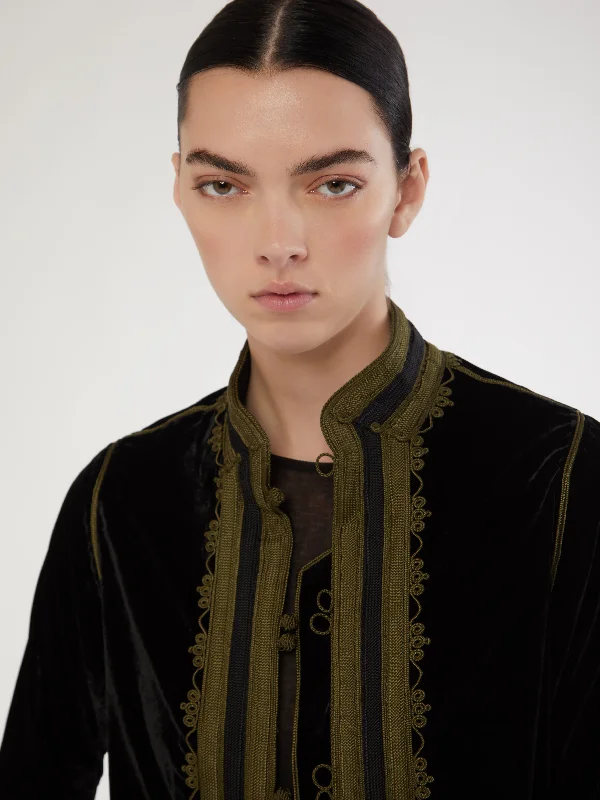 Moroccan velvet jacket purpose