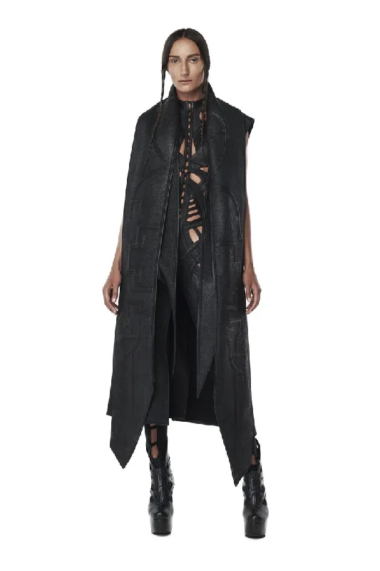 NASRANI SLEEVELESS LONG COAT Disco