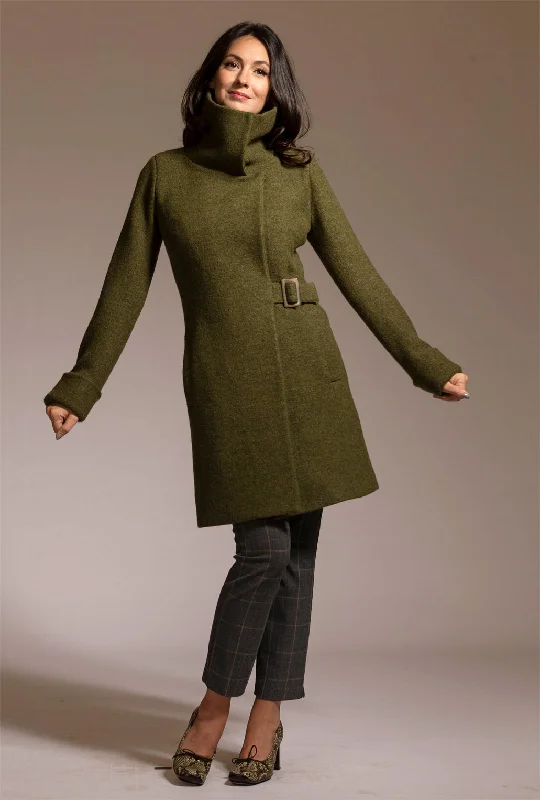 COWL NECK COAT · loden Athletic Women's 