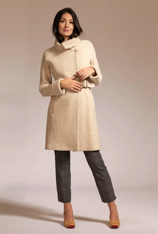 COWL NECK COAT · sandstone Rugged Women's Outdoor 