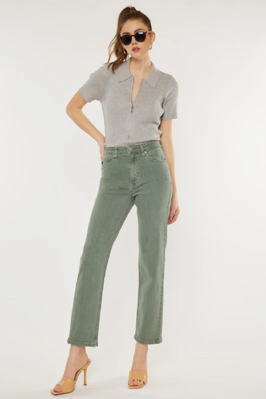 Kancan Ultra High Rise Straight Jeans Dynamic Women's High - energy