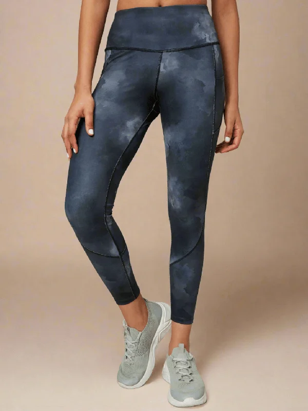 Aura Leggings Acid Wash Sporty Women's Athleisure 