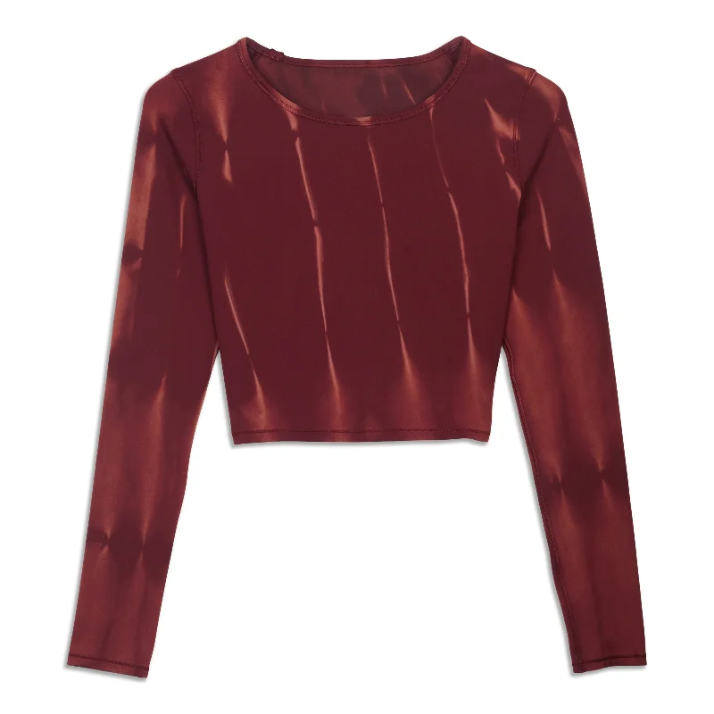 Wunder Train Cropped Long Sleeve Shirt - Resale Cool Women's Skate