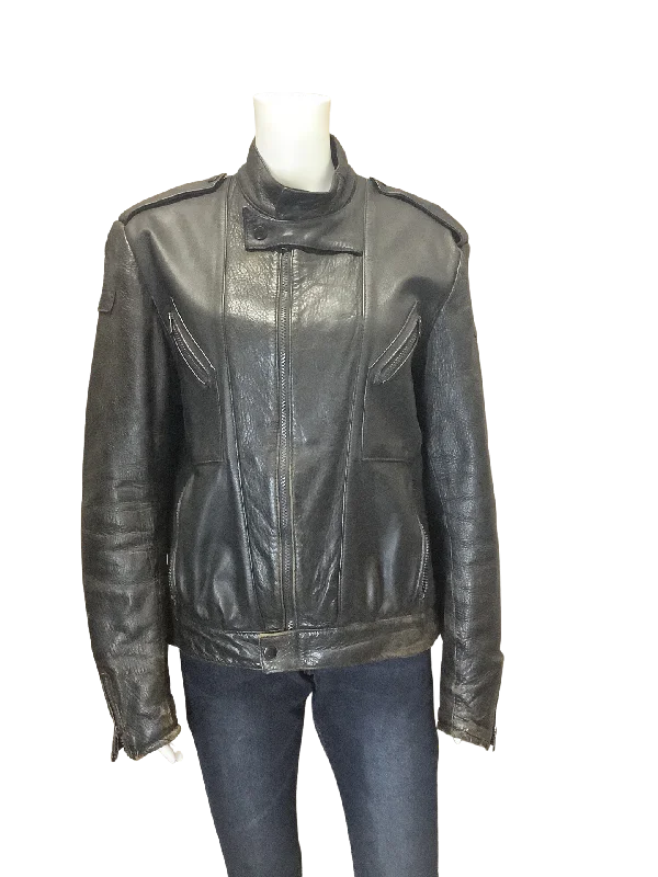Harley Davidson Women's Bomber Jacket Brown Size: 40 Trendy Women's Oversized