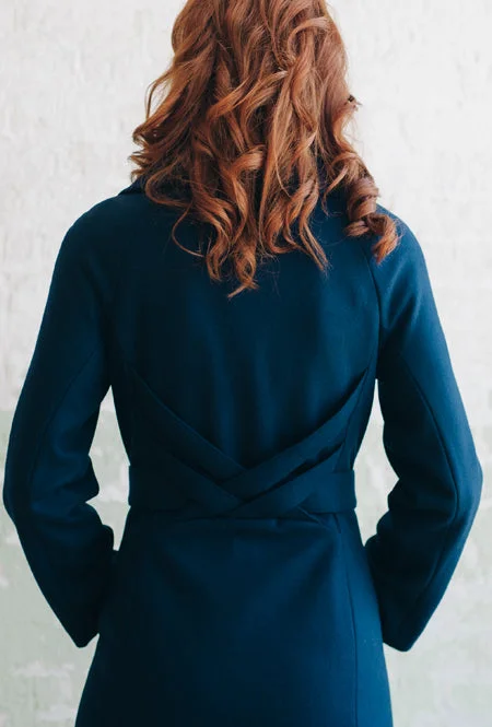 CROSSBAR RAGLAN COAT · navy Cool Women's Skate