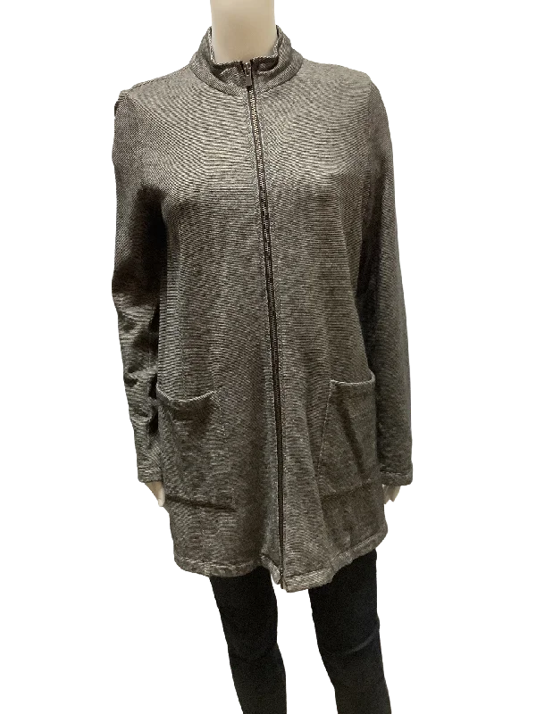 Eileen Fisher Tan Cardigan Jacket Size: S/P Sophisticated Women's 