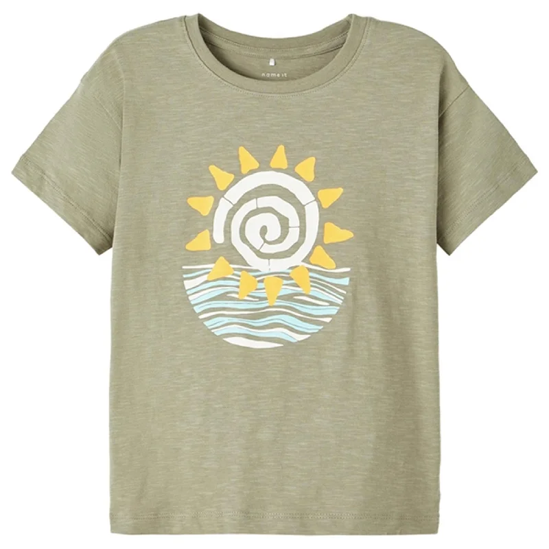 Name it Dried Sage Hatte T-Shirt Sustainable Organic