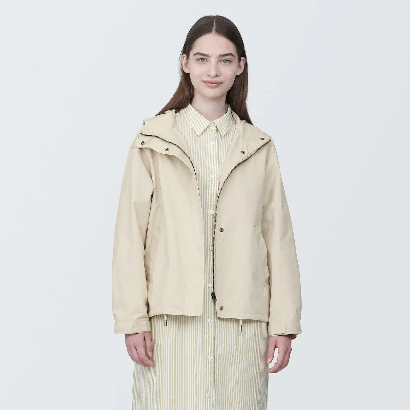 Water Repellent Hooded Jacket Refined Women's Classic 
