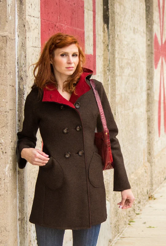 CAR COAT · espresso Earthy Women's 