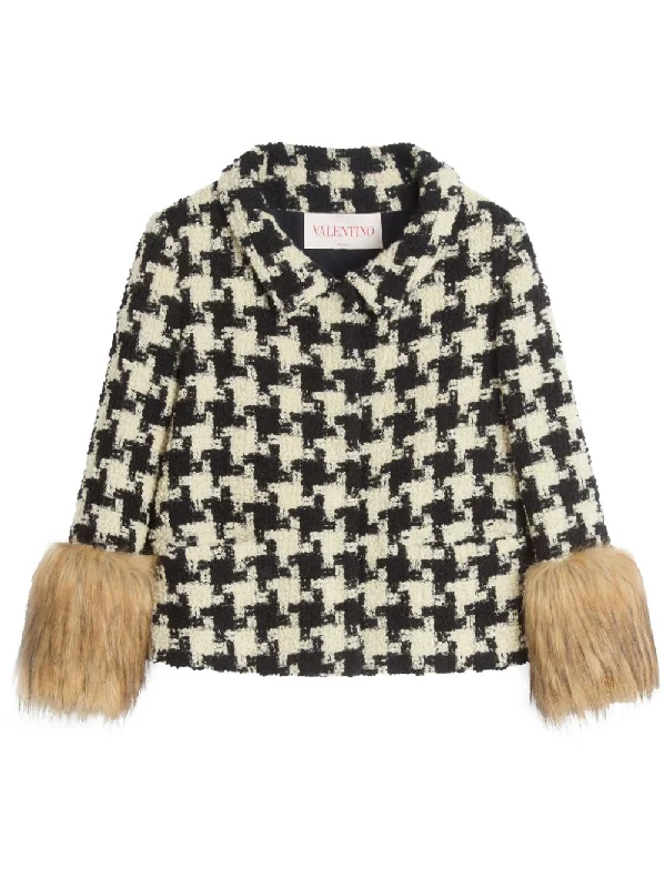 Valentino Women's Jackets ivory Cashmere