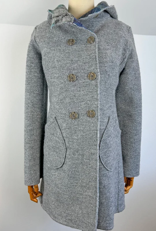CAR COAT · platinum Unique Women's Upcycled