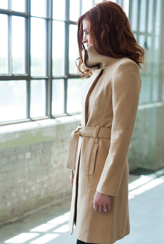 ARCHITECTS COAT · wheat Youthful Women's Pop