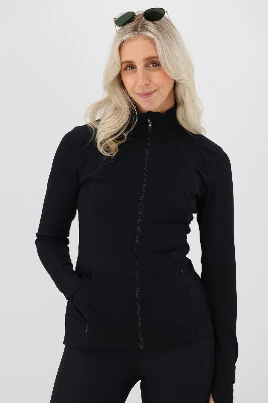 Skechers Go Walk Jacket Black Elegant Women's 