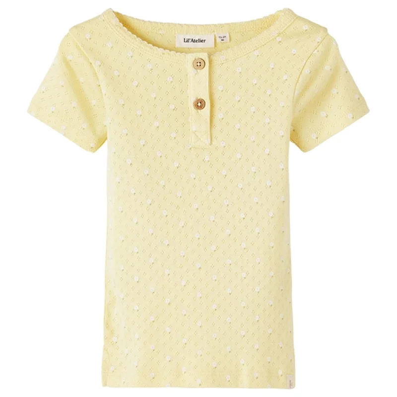 Lil'Atelier Double Cream Rachello Slim T-Shirt European