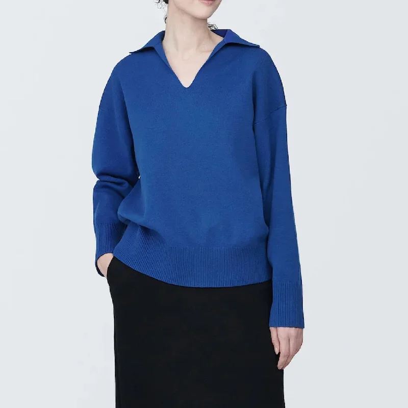 Milano Ribbed Polo Sweater Dynamic Women's High - energy