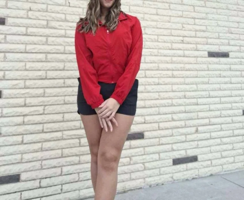 Tennis Jacket In Blue Modern Women's Tech
