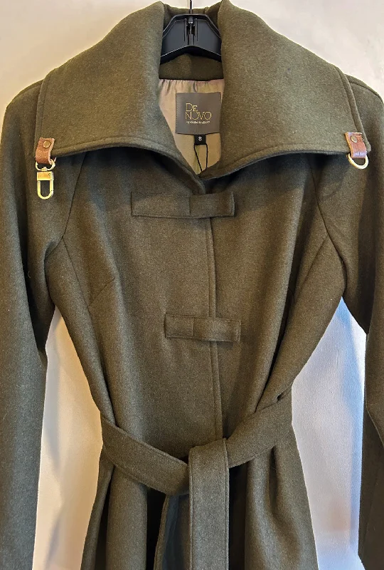 CROSSBAR RAGLAN COAT · olive Vacation
