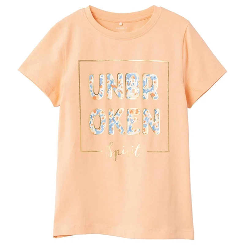 Name it Peach Nectar Fisilk T-Shirt Modern Women's Tech