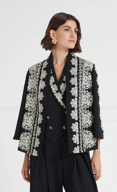 Lottie Jacket - Black Refined Women's Velvet