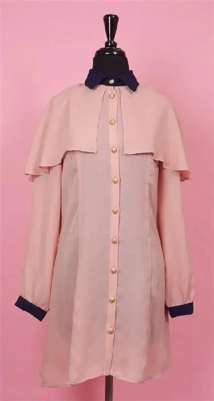 The Cue Chiffon Collar Top garde